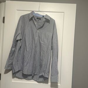 Nautica men’s striped button up shirt